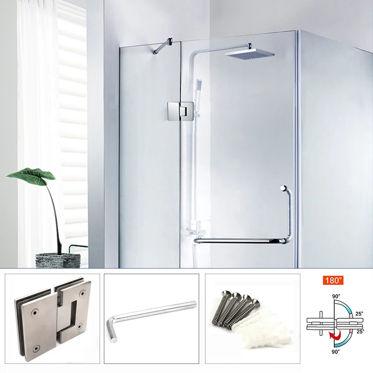 180 Degree Door Metal Polished Color Adjust Shower Pivot Hinge Price