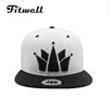 Custom Wholesaler Snapback cap Wholesale Top Design White 6 Panel 3D Embroidered Snapback Caps