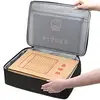 Waterproof Oxford Document Bag A4 Size Document Holder Zipper Closure Portable Filing Pouch File Pocket Organizer