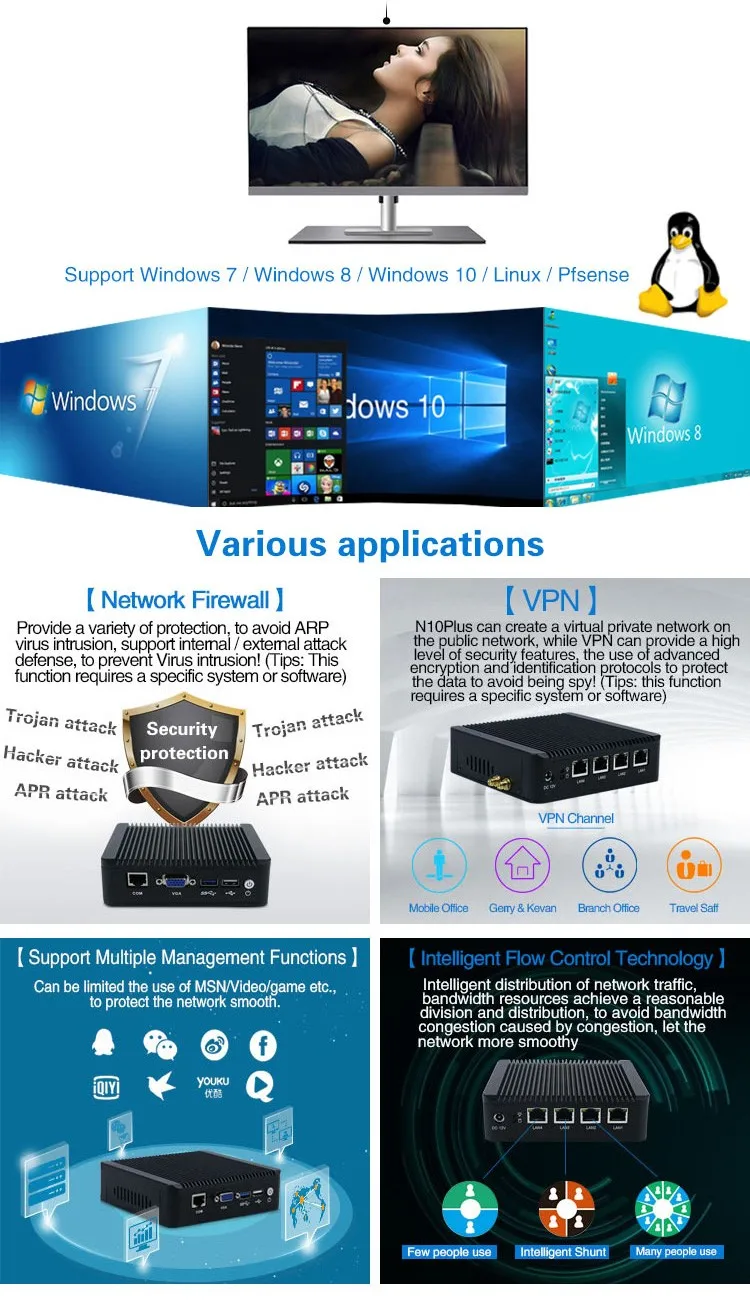 firewall motherboard for pfsense