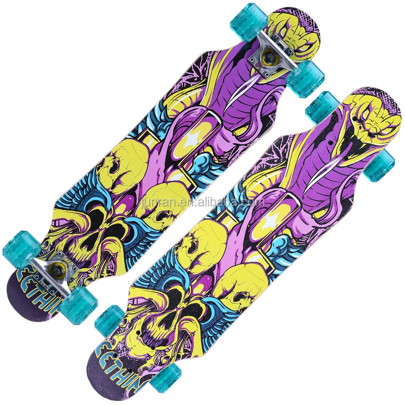 Skateboard Longboard Skateboard Knee Pads Custom Print Skateboard Deck