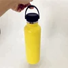Handle Cap Stainless Steel Sweat Proof Growler 600ml Bright Yellow Double Wall Insulation H2O Vacuum Bottles