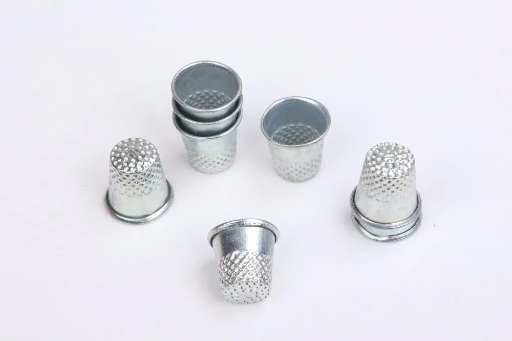 Household Open Sided Metal Thimbles Bulk Needle Thread And Thimble For