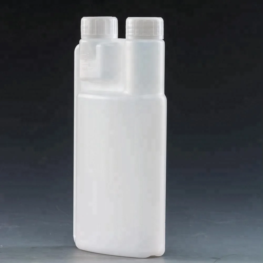 Hdpe Plastic Bottles Manufacturer Supply 500ml Plastic Dual Chamber