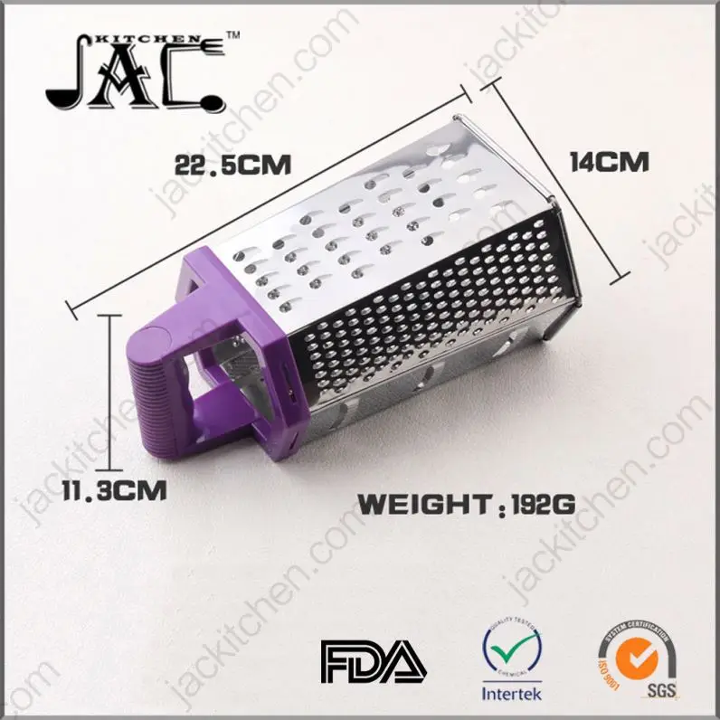 Professional Durable Stainless Steel Plastic Cheese Grater Box