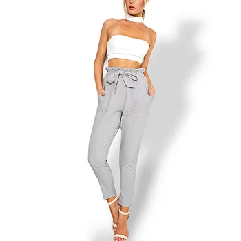 chiffon high waist harem pants