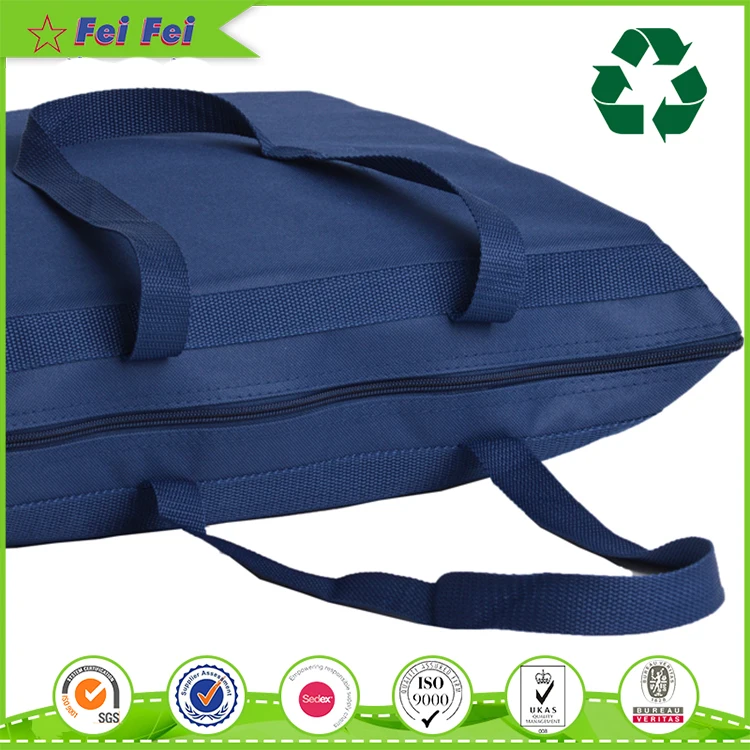 zip up reusable shopping bag