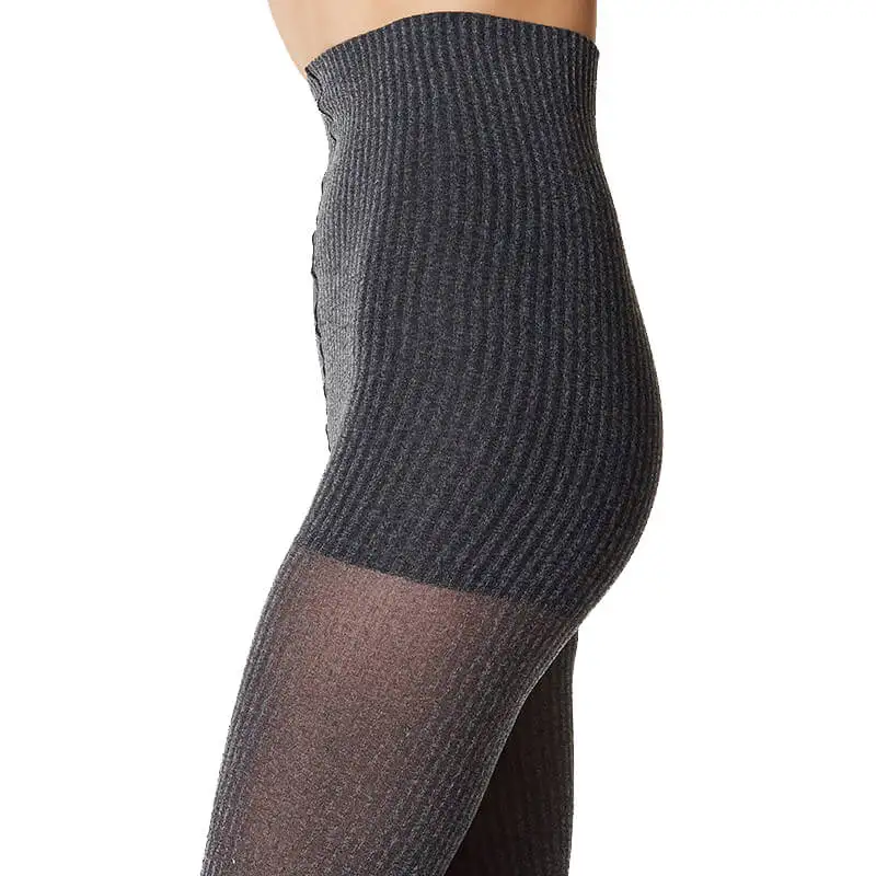 Unusual Plus Size Cable Knit Tights With Sparkle And Opaque Hips Buy