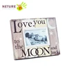 baby handprint footprint photo picture frame wipe print kit