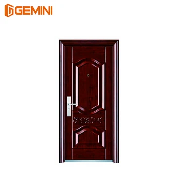 Hot Selling 2 Panel Pvc Steel Doors With Flat Frame For Poland Market Buy Steel Door Steel Main Door Design Steel Grill Door Design Product On