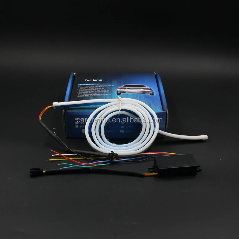 Car Trunk Turn Signal Red Blue Rear Lamp 60cm 90cm 120cm Led Moving