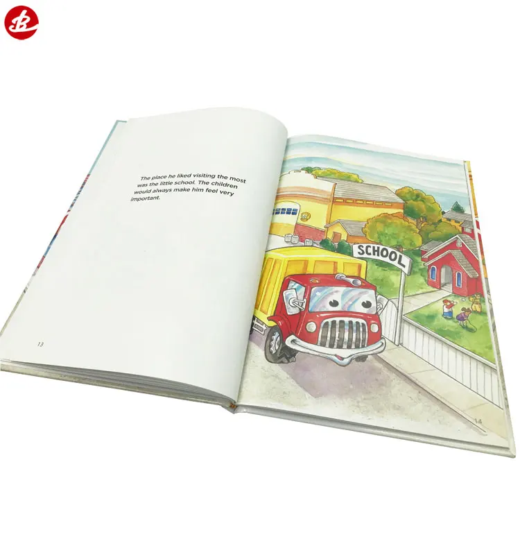Customized Print Hard Cover Childrens Picture Story Book