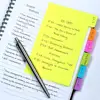 4A Divider Sticky Notes 4 x 6 Inches Assorted Lined Stationer Memo Pads Planner Sticker Notepad