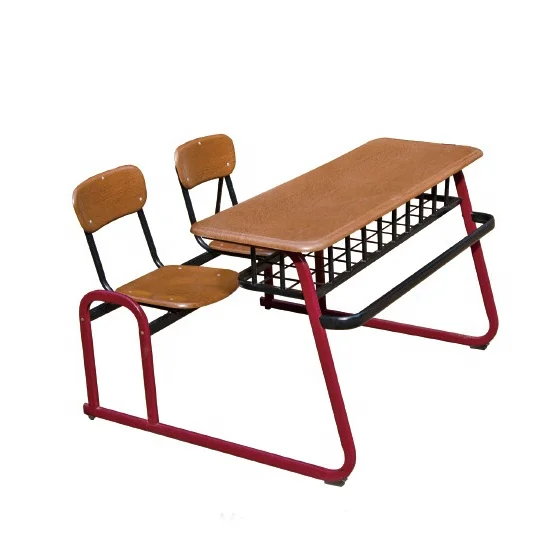 Hot Selling Steel School Table With Storage Box Classroom