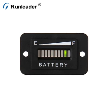 Runleader Led Battery Meter Charge Discharge Indicator Gauge For Runleader Led Battery Meter Charge Discharge Indicator Gauge For Ebike Electromobile Ev Forklift