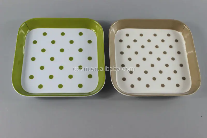 Custom Print Melamine Food Tary For Kids