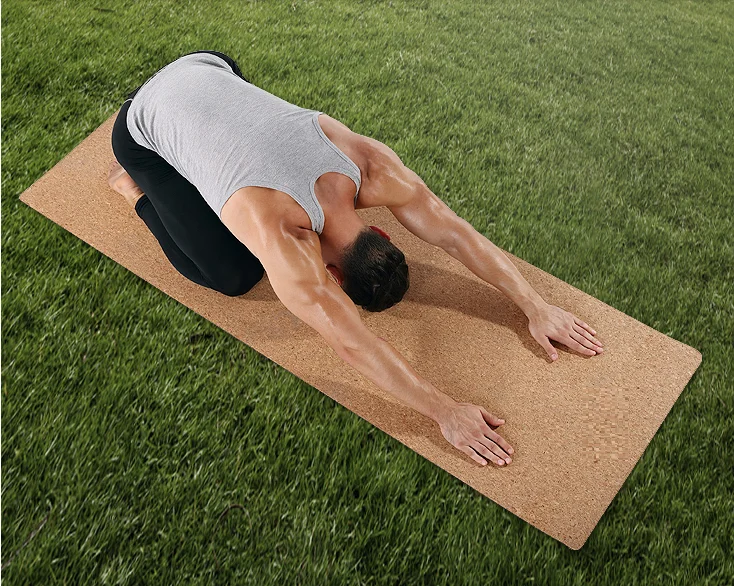 Cork Natural Rubber Yoga Exercise Mat Buy Natural Rubber Yoga Mat