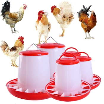 Poultry Feeder And Drinker Waterer For Chicken Duck Geese Feeder