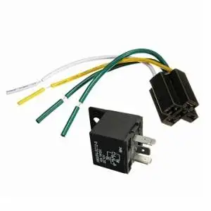 IMC AUDIO 12 VOLT 5 WIRE SPDT BOSCH//TYCO STYLE CAR AUTO RELAY SOCKET HARNESS 100