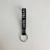 wholesale 2018 High Quality keychain silicone kpop design black silicone keychain for kpop fans