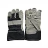 Professional Factory Made Cow Split Leather Palm Working Gloves