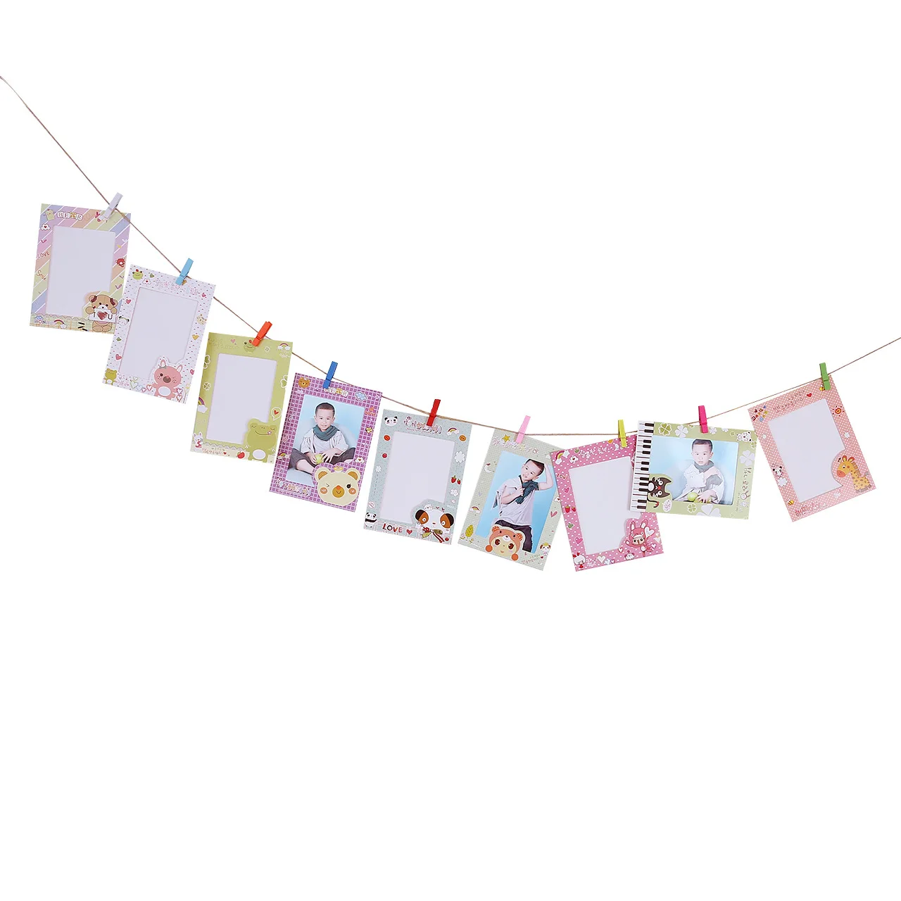 Wall Hanging Cardstock Paper Photo Frame Recycled Paper Oem Customized