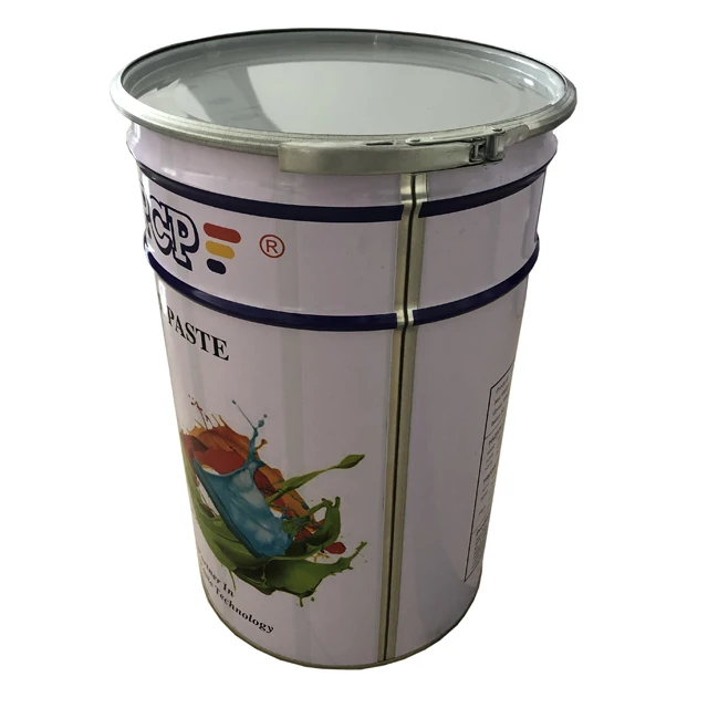 20l 5 Gallon Tin Steel Bucket Drum For Palm Oil Olive Oil Sunflower
