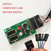 usb switch 12v on off reset led computer case server miner machine switch push butt16a btc zec eth cabinet switch