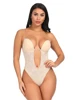 Defining Moment Nude Lace Bodysuit Hooks and Eyes Smooth Abdomen