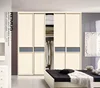 Factory Direct rta LCT Series High Glossy Silding door Decorative Bedroom Wardrobes