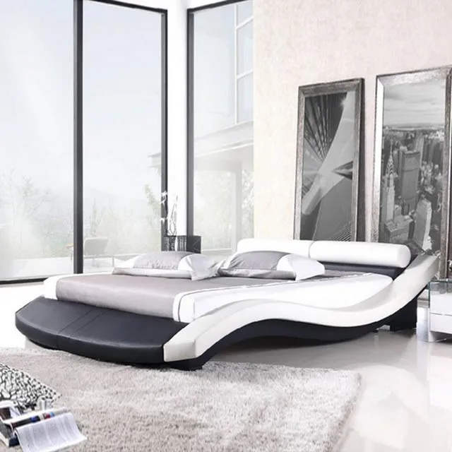 Modern Furniture Bedroom Big Oval Round Bed Shaped A542 - Buy Bed Round ...