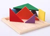 many shapes creative intelligence wooden tangram puzzle toys