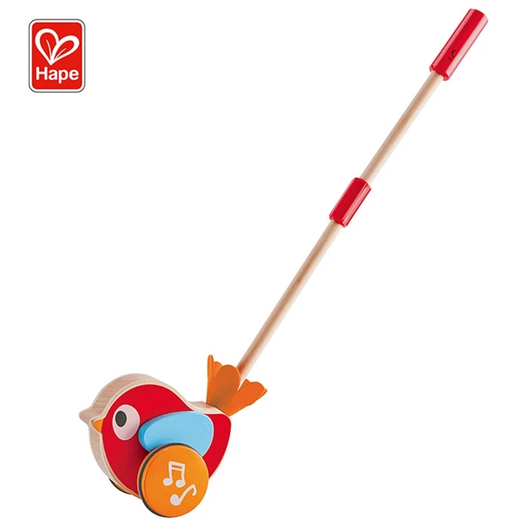 antique wooden baby walker