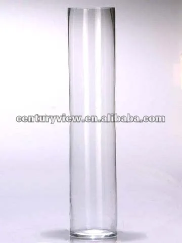 Mouth Blown Clear Glass Cylinder Vases Buy Glass Cylinder Vases