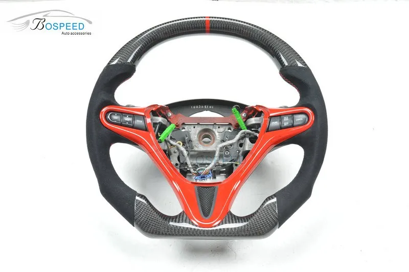 100 Real Carbon Fiber Steering Wheel Racing Car For Honda 100 Real Carbon Fiber Steering Wheel Racing Car For Honda Civic 8th