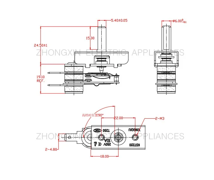 2022 China Market Best Selling Useful Electric Stove Parts Bimetal