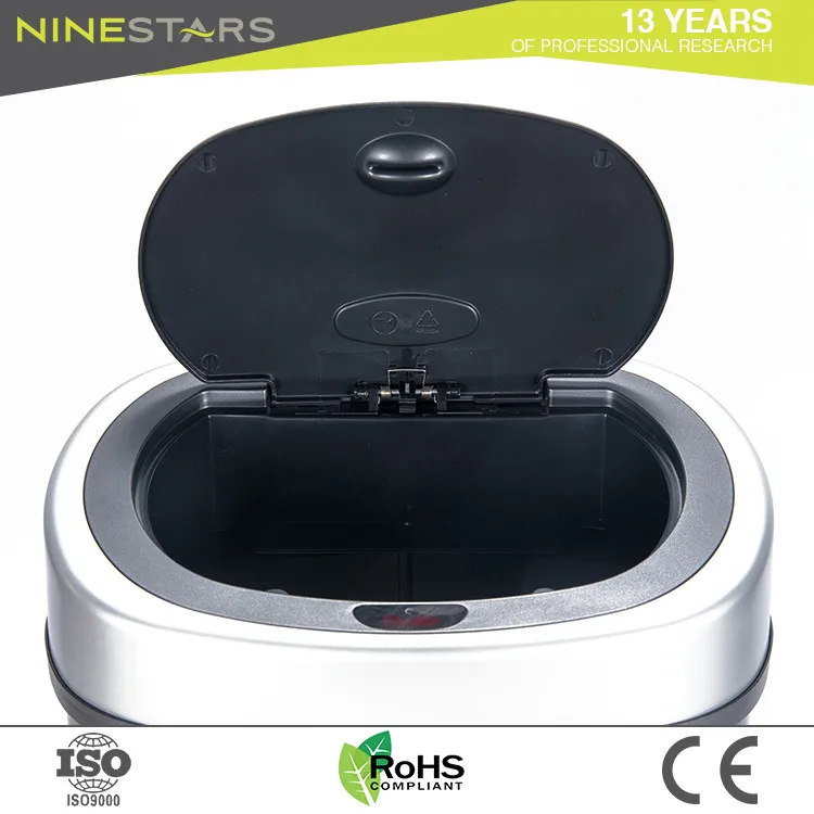 Ninestars Sensor Metal 15l Top Touch Bin Lid Replacement Buy Touch