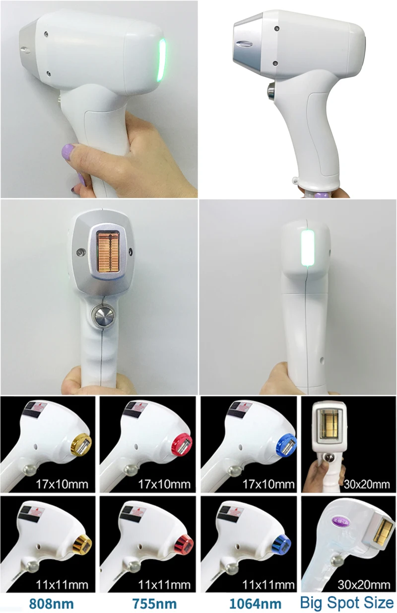 Skin Rejuvenation Feature 755+808+1064 nm laser hair removal machine/ triple wavelength diode laser hair removal machine