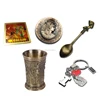 Custom Egypt Travelling Souvenirs Keychain Spoons Bottle Opener Metal Glass Shot Set Souvenir Egypt