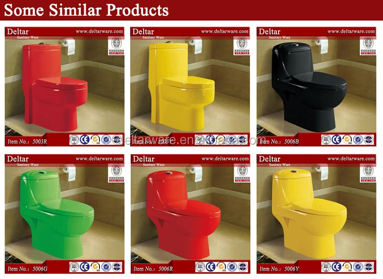 Yellow Color Toilet Suit,One Piece Toilet With Basin And Bidet,S/ptrap