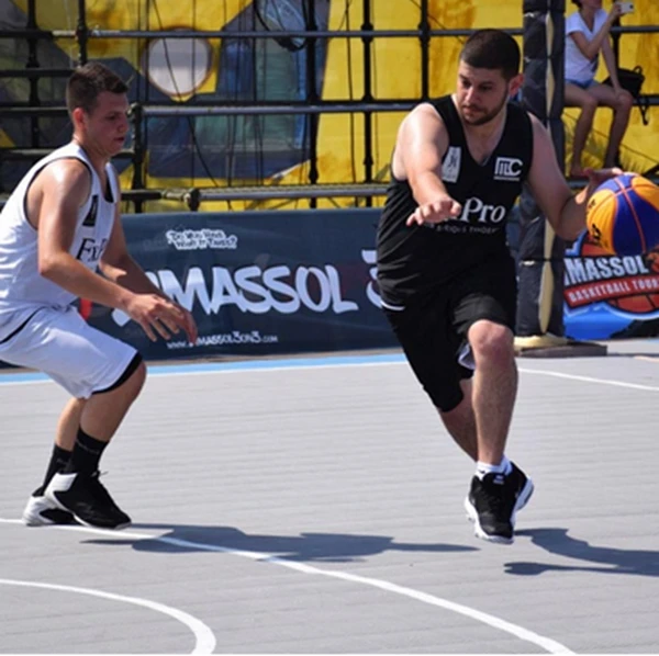 Estándar Al Aire Libre De Baloncesto 3x3 Tribunal Pisos Bacyard Media