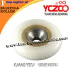 Popular stainless bearing rubber running roller,wheels for shower glass room