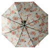 automatic opening umbrellas flower digital printing umbrellas folding for ladies