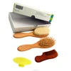 Wooden Baby Hair Brush Set with Natural Goat Hair Bristles, Helps Prevent Cradle Cap , Best Baby Shower and Registry Gift