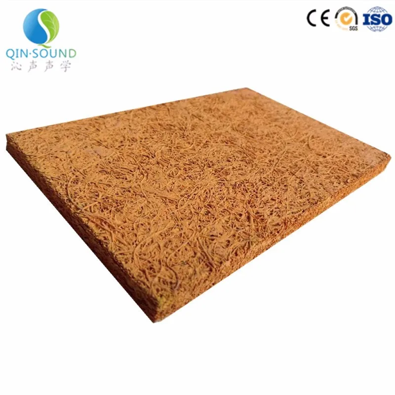 Acoustic New Product Coconut Shred Wood Fiber Sound Absorbing Board