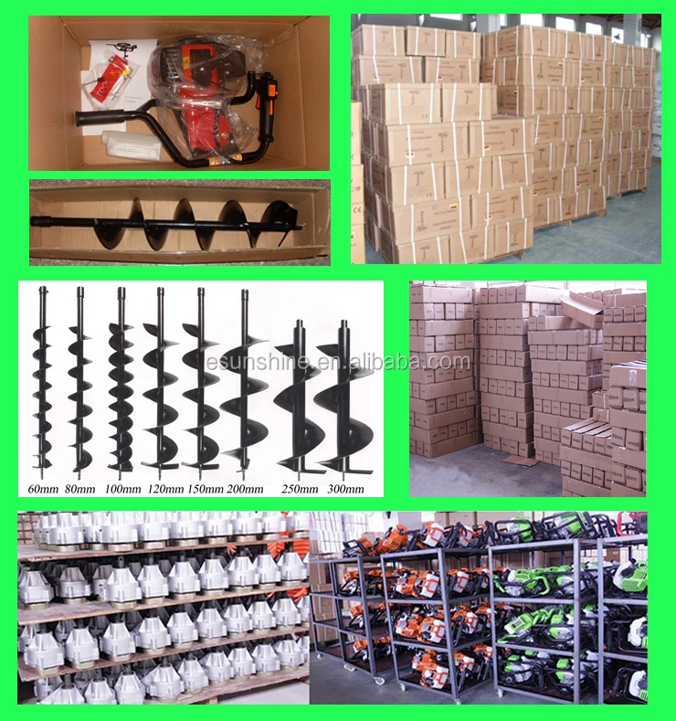 71cc Earth Auger With 300mm Drill Or Earth Drill Or Ground Driller Or