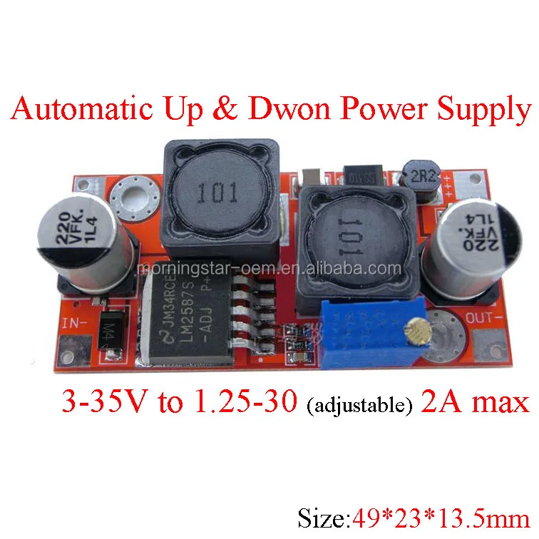 DC-DC Auto Boost Buck adjustable step Up down Converter Module Solar LM2577 New 