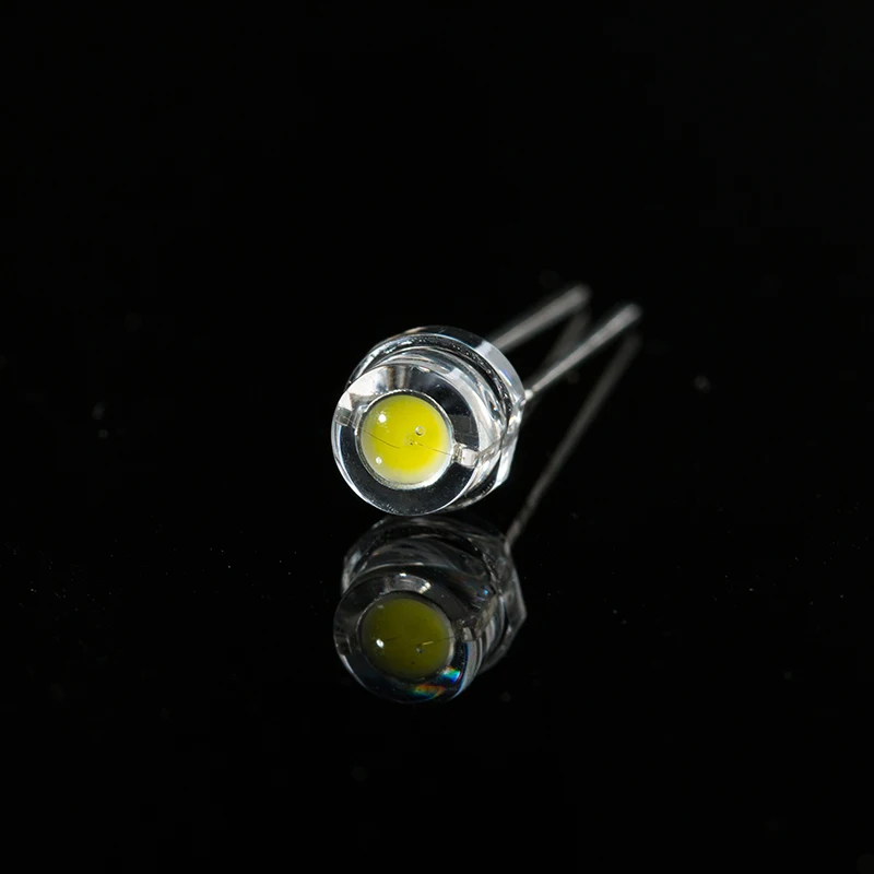 Through Hole F4.8 white light 12 volts  infrared 4.8mm light emitting diode led 12 volts