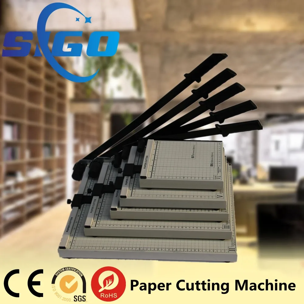 8296 Hot Sale B6(8"*7") Manual Tabletop Paper Photo Cutter/id Die