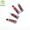 Hotel amenities disposable 3g privated brand flexible tube toothpaste